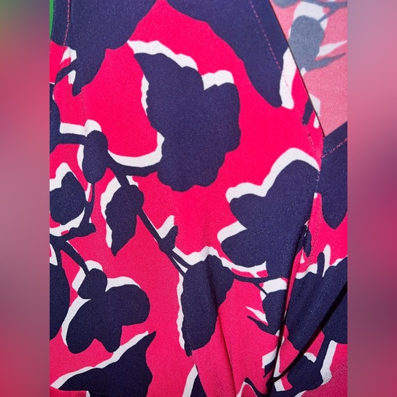 Leota Pink and Blue Floral Dress size XS - Picture 6 of 7